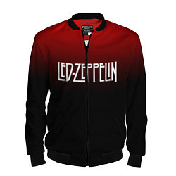 Бомбер мужской Led Zeppelin, цвет: 3D-черный