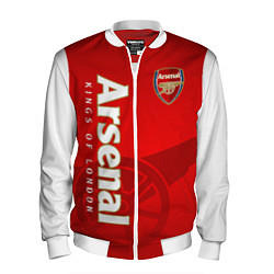 Бомбер мужской Arsenal, цвет: 3D-белый