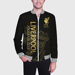 Бомбер мужской Ливерпуль, цвет: 3D-меланж — фото 2