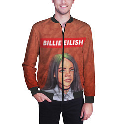 Бомбер мужской Billie Eilish, цвет: 3D-черный — фото 2