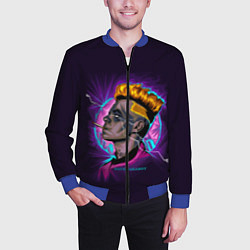 Бомбер мужской SAYONARA BOY, цвет: 3D-синий — фото 2