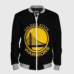 Бомбер мужской GOLDEN STATE WARRIORS, цвет: 3D-меланж