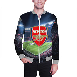 Бомбер мужской FC Arsenal, цвет: 3D-меланж — фото 2