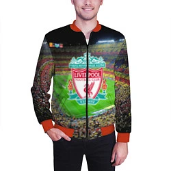 Бомбер мужской FC Liverpool, цвет: 3D-красный — фото 2