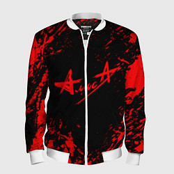 Бомбер мужской АлисА, цвет: 3D-белый