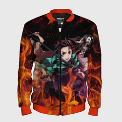 Бомбер мужской KIMETSU NO YAIBA, цвет: 3D-красный