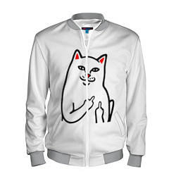 Бомбер мужской Meme Cat, цвет: 3D-меланж