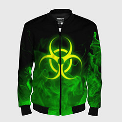 Бомбер мужской BIOHAZARD, цвет: 3D-черный