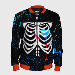 Бомбер мужской UNDERTALE, цвет: 3D-красный