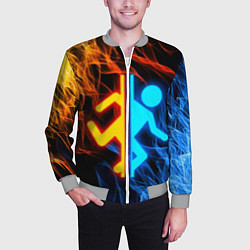 Бомбер мужской PORTAL, цвет: 3D-меланж — фото 2