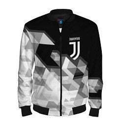 Бомбер мужской JUVENTUS, цвет: 3D-черный