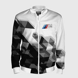 Бомбер мужской BMW, цвет: 3D-белый