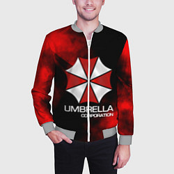 Бомбер мужской UMBRELLA CORP, цвет: 3D-меланж — фото 2