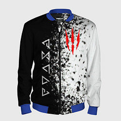 Бомбер мужской THE WITCHER, цвет: 3D-синий