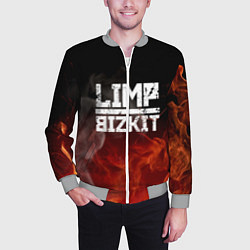 Бомбер мужской LIMP BIZKIT, цвет: 3D-меланж — фото 2