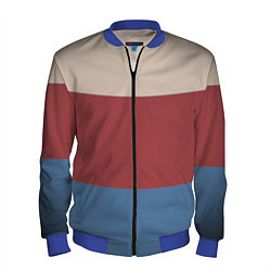 Бомбер мужской Куртка Отиса, цвет: 3D-синий