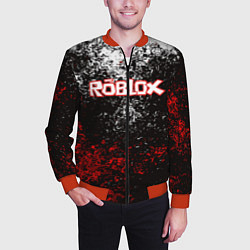 Бомбер мужской ROBLOX, цвет: 3D-красный — фото 2