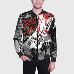 Бомбер мужской Green Day - Father of All MF, цвет: 3D-черный — фото 2