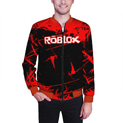 Бомбер мужской ROBLOX, цвет: 3D-красный — фото 2