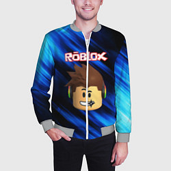 Бомбер мужской ROBLOX, цвет: 3D-меланж — фото 2