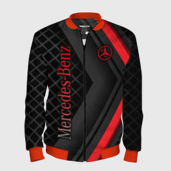 Бомбер мужской Mercedes-Benz, цвет: 3D-красный