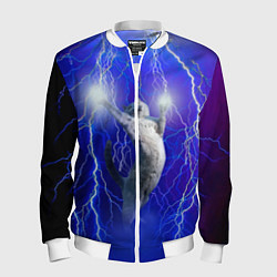 Мужской бомбер Грозовой кошак