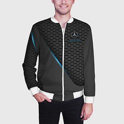 Бомбер мужской Mercedes-AMG, цвет: 3D-белый — фото 2