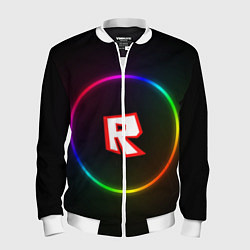 Бомбер мужской Roblox, цвет: 3D-белый