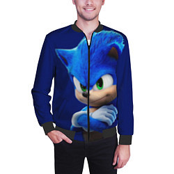 Бомбер мужской SONIC, цвет: 3D-черный — фото 2