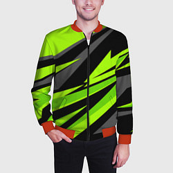 Бомбер мужской Форма для фитнеса, цвет: 3D-красный — фото 2