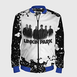 Бомбер мужской LINKIN PARKспина, цвет: 3D-синий