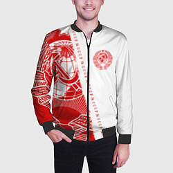 Бомбер мужской СССР, цвет: 3D-черный — фото 2