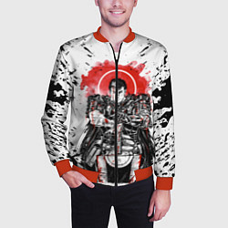Бомбер мужской BERSERK, цвет: 3D-красный — фото 2