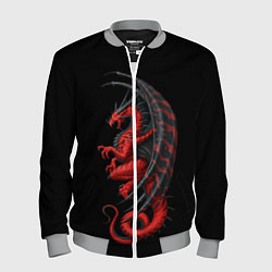 Бомбер мужской Red Dragon, цвет: 3D-меланж