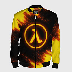 Бомбер мужской HALF-LIFE, цвет: 3D-черный