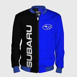 Бомбер мужской SUBARU, цвет: 3D-синий