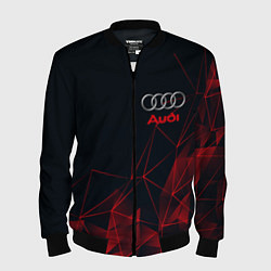 Бомбер мужской AUDI, цвет: 3D-черный