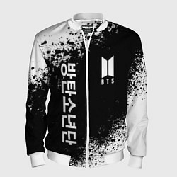 Бомбер мужской BTS, цвет: 3D-белый