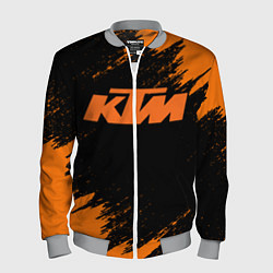 Бомбер мужской KTM, цвет: 3D-меланж