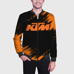 Бомбер мужской KTM, цвет: 3D-черный — фото 2