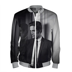 Бомбер мужской Роберт Паттинсон, цвет: 3D-меланж