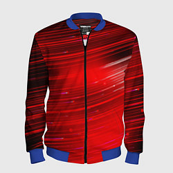 Бомбер мужской Красный свет, цвет: 3D-синий