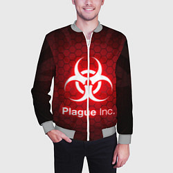 Бомбер мужской PLAGUE INC, цвет: 3D-меланж — фото 2