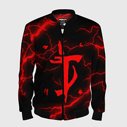 Бомбер мужской DOOM ETERNAL, цвет: 3D-черный