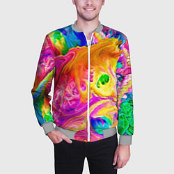 Бомбер мужской TIE DYE, цвет: 3D-меланж — фото 2