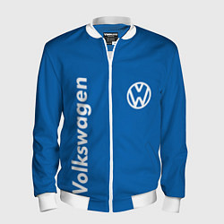 Бомбер мужской Volkswagen, цвет: 3D-белый
