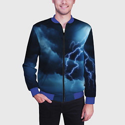 Бомбер мужской STORM, цвет: 3D-синий — фото 2