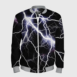 Бомбер мужской Молния, цвет: 3D-меланж