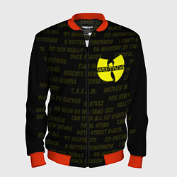 Бомбер мужской WU-TANG CLAN, цвет: 3D-красный