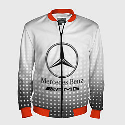 Бомбер мужской Mercedes-Benz, цвет: 3D-красный